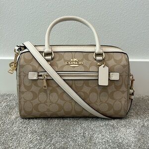 Coach Rowan Satchell - Signature Canvas Bag